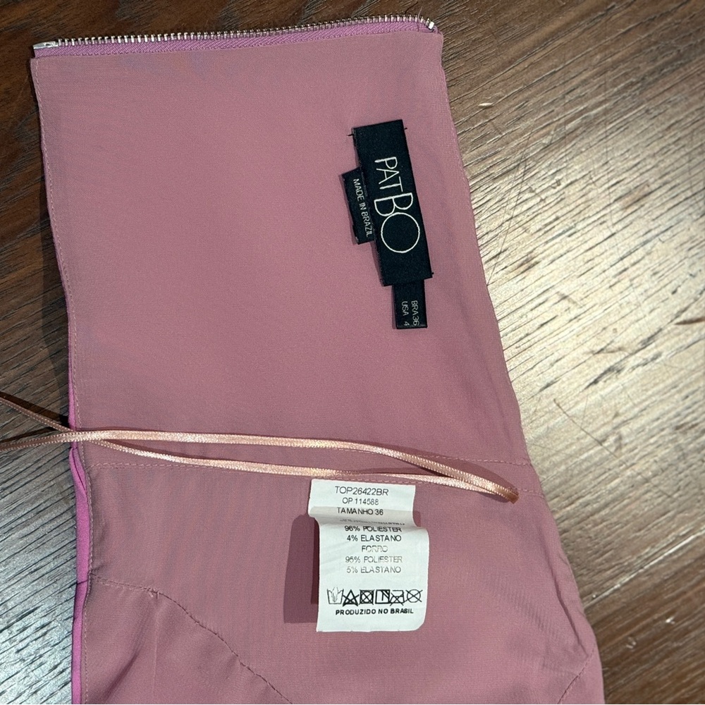 PatBO Vick Pink Star Embellished Crop Top & Pleated Shorts Set - Picture 12 of 13